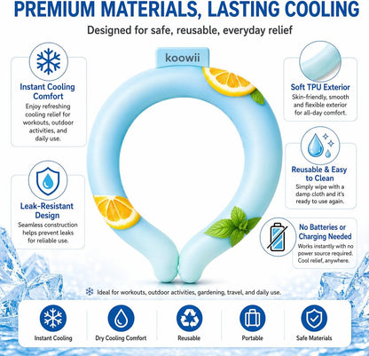 Neck Cooling Tube, Reusable Cooling Neck Ring