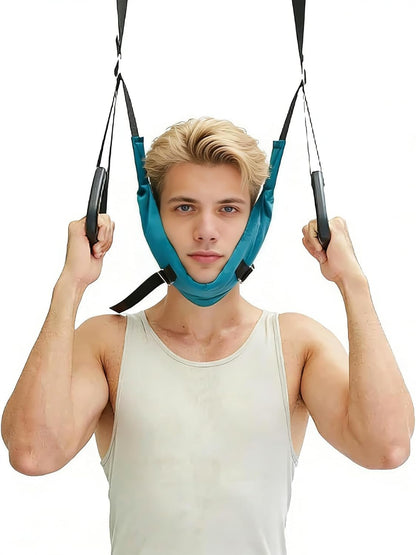 2026 Upgraded Neck Stretcher Cervical Traction Device for Decompression Home Physical Therapy, Portable Neck Stretcher Hammock Traction | Easy to Assemble, Home Version