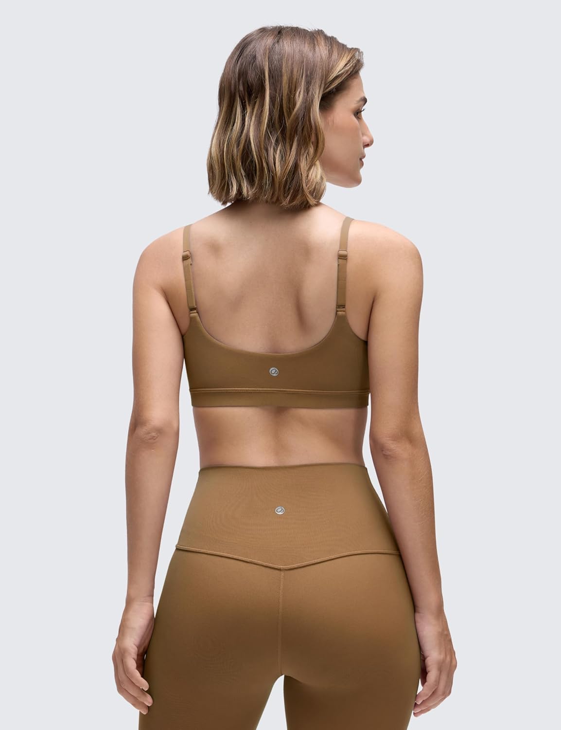 Butterluxe Scoop Neck Sports Bras | Light Support, Removable Pads, Yoga, Extremely Soft, U Back, Adjustable Spaghetti Straps, for Women