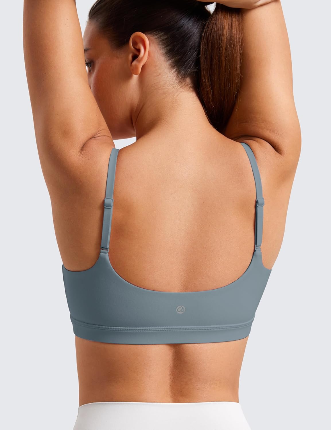 Butterluxe Scoop Neck Sports Bras | Light Support, Removable Pads, Yoga, Extremely Soft, U Back, Adjustable Spaghetti Straps, for Women