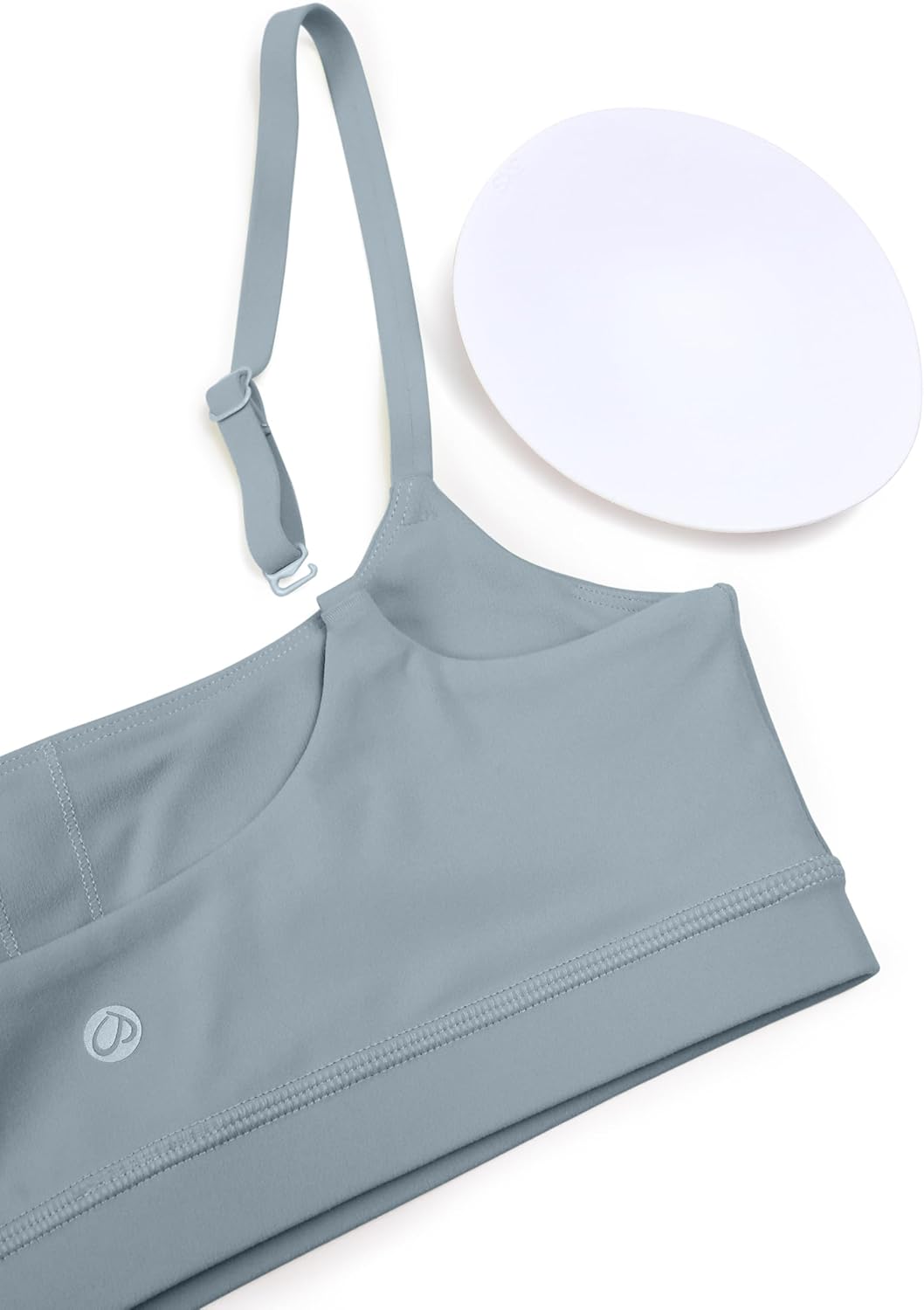Butterluxe Scoop Neck Sports Bras | Light Support, Removable Pads, Yoga, Extremely Soft, U Back, Adjustable Spaghetti Straps, for Women