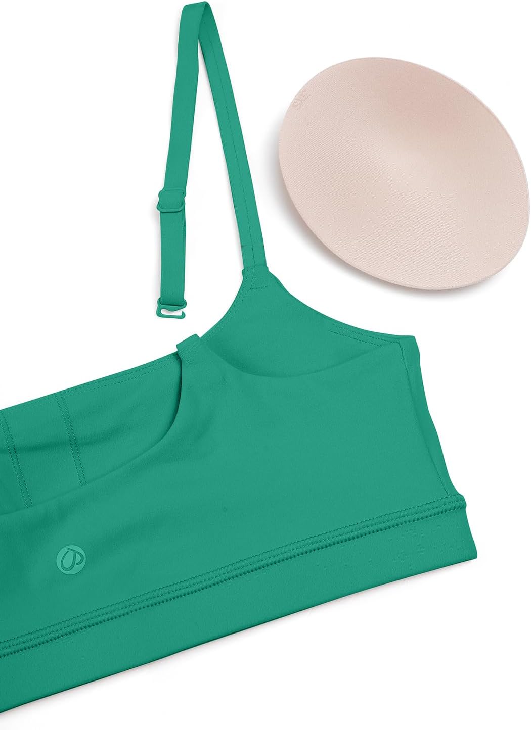 Butterluxe Scoop Neck Sports Bras | Light Support, Removable Pads, Yoga, Extremely Soft, U Back, Adjustable Spaghetti Straps, for Women