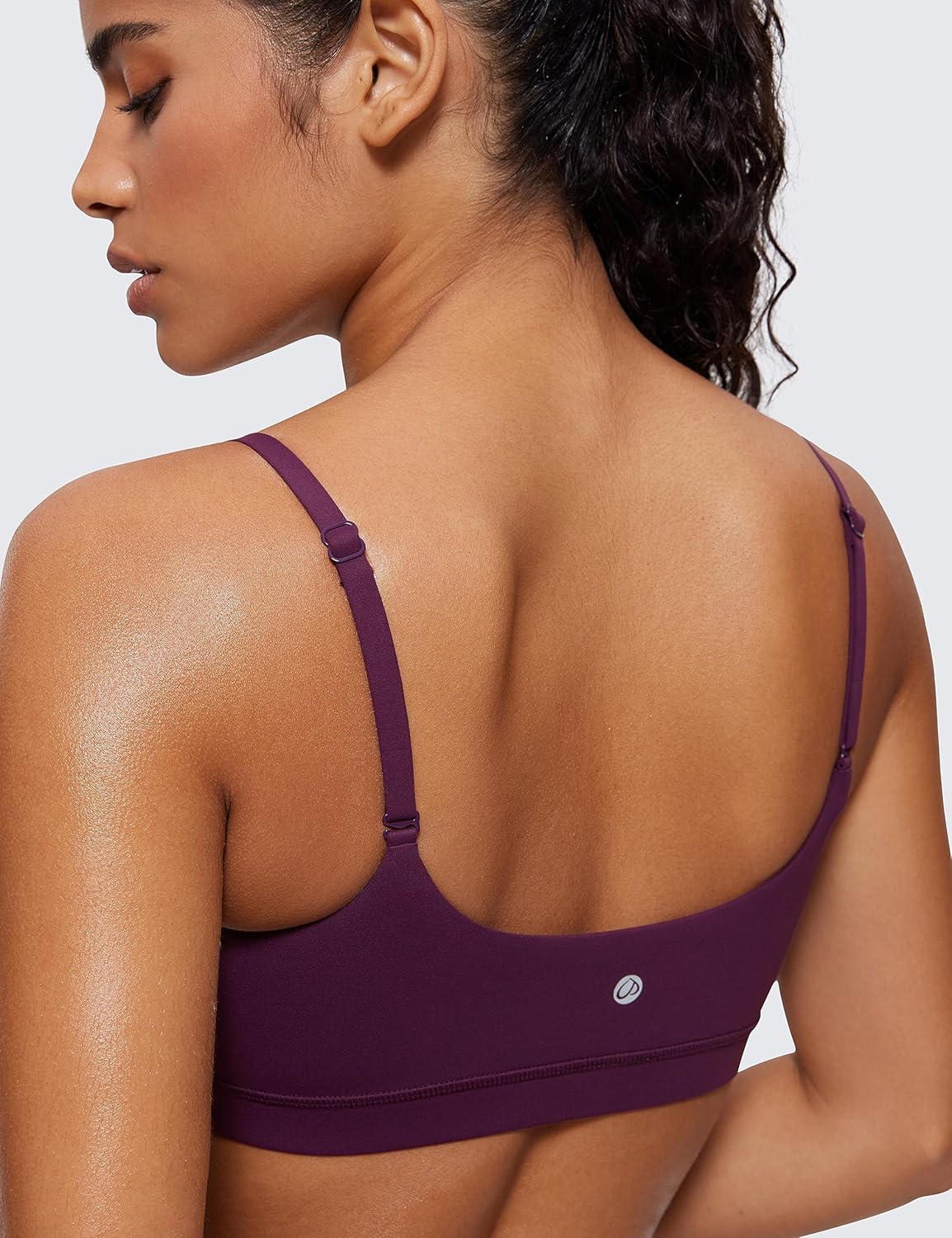 Butterluxe Scoop Neck Sports Bras | Light Support, Removable Pads, Yoga, Extremely Soft, U Back, Adjustable Spaghetti Straps, for Women