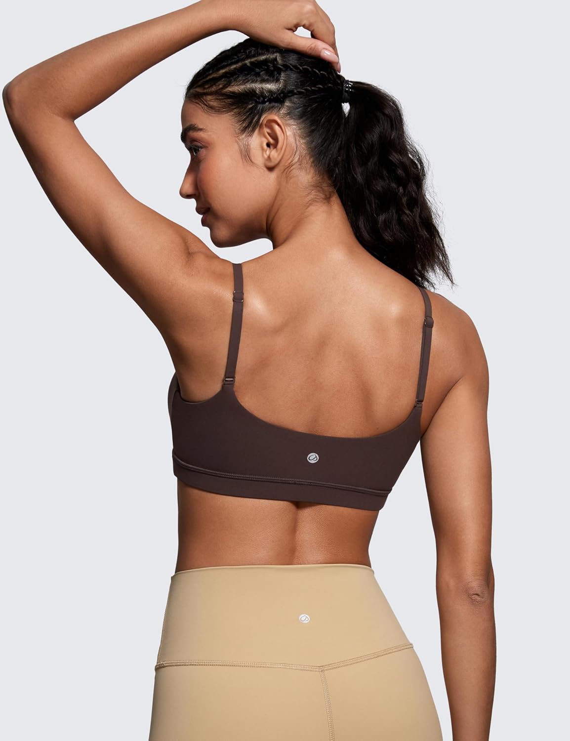Butterluxe Scoop Neck Sports Bras | Light Support, Removable Pads, Yoga, Extremely Soft, U Back, Adjustable Spaghetti Straps, for Women