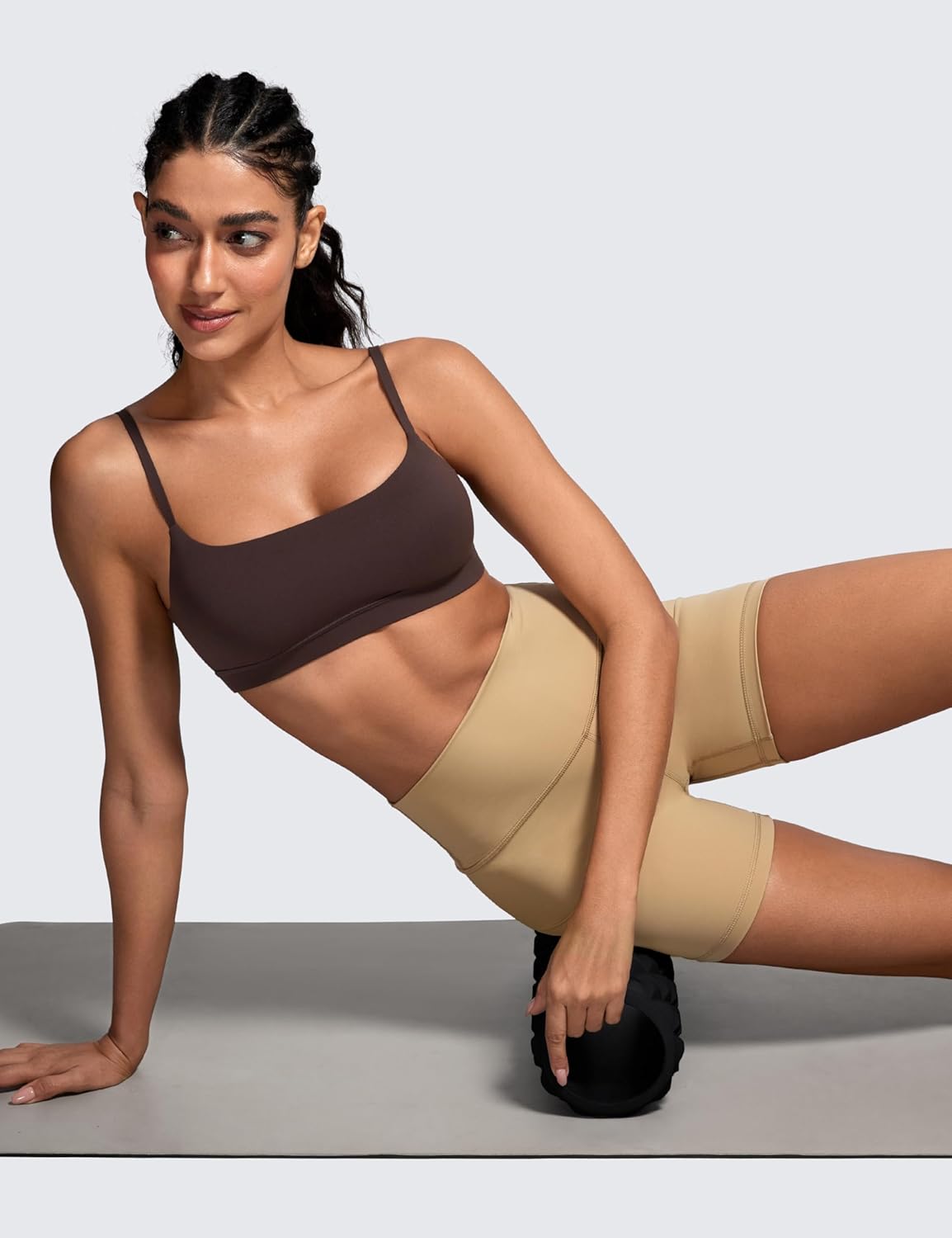 Butterluxe Scoop Neck Sports Bras | Light Support, Removable Pads, Yoga, Extremely Soft, U Back, Adjustable Spaghetti Straps, for Women