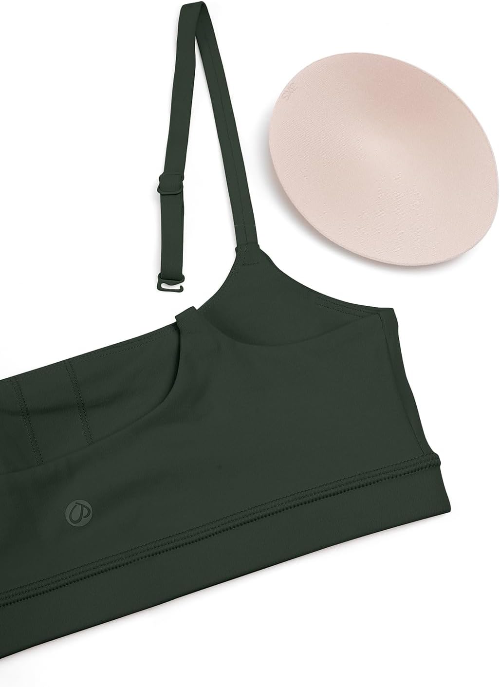 Butterluxe Scoop Neck Sports Bras | Light Support, Removable Pads, Yoga, Extremely Soft, U Back, Adjustable Spaghetti Straps, for Women