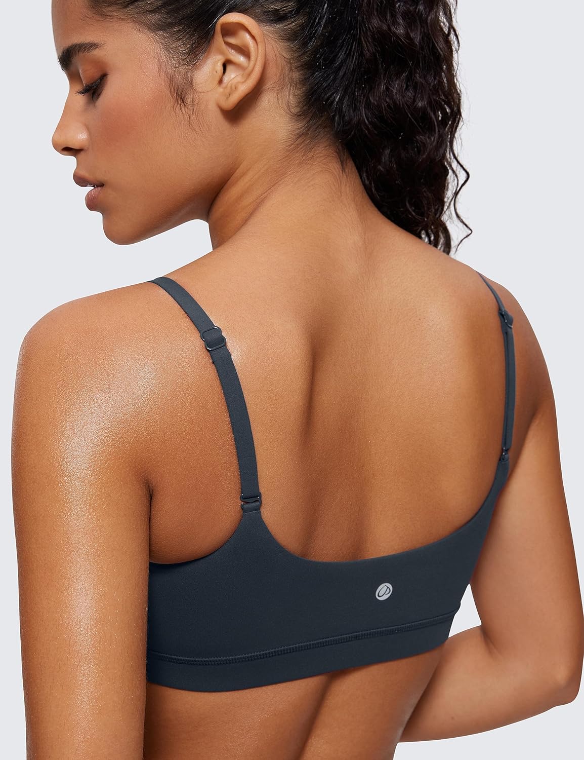 Butterluxe Scoop Neck Sports Bras | Light Support, Removable Pads, Yoga, Extremely Soft, U Back, Adjustable Spaghetti Straps, for Women