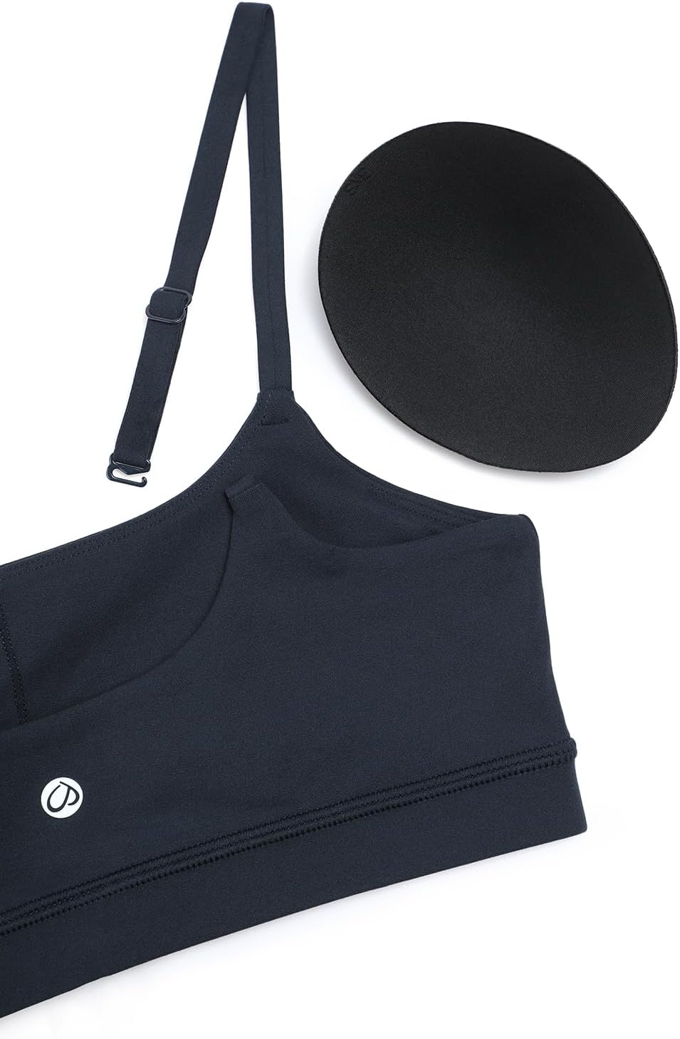 Butterluxe Scoop Neck Sports Bras | Light Support, Removable Pads, Yoga, Extremely Soft, U Back, Adjustable Spaghetti Straps, for Women