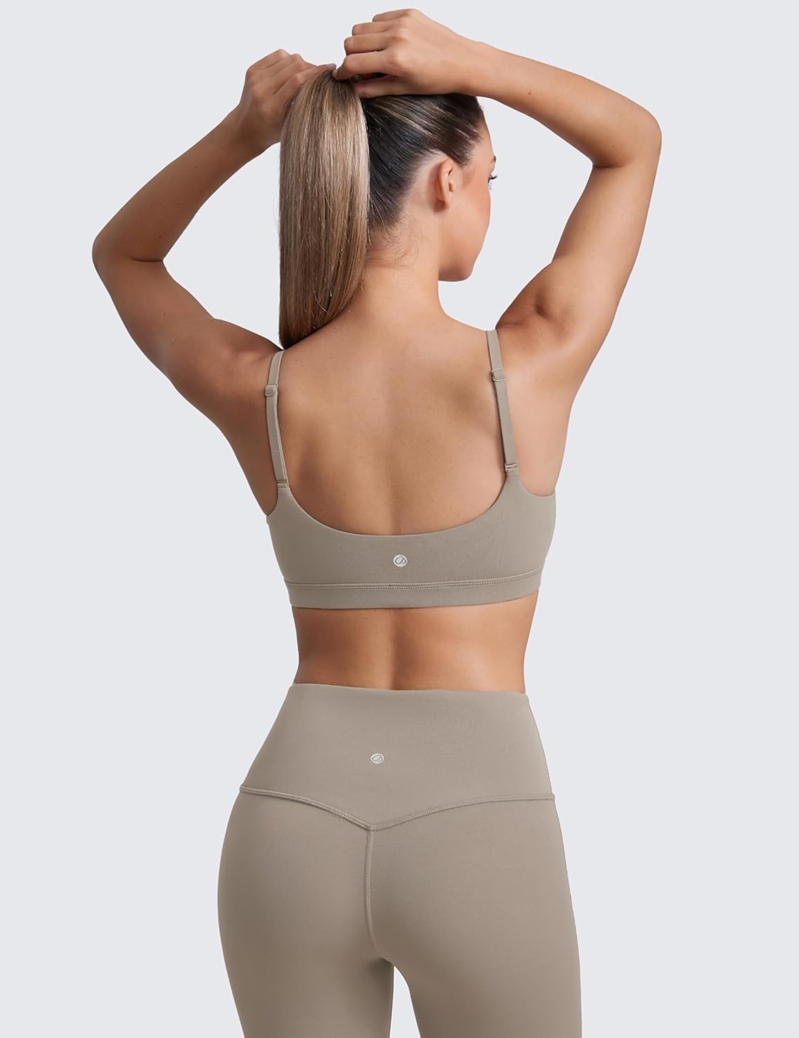 Butterluxe Scoop Neck Sports Bras | Light Support, Removable Pads, Yoga, Extremely Soft, U Back, Adjustable Spaghetti Straps, for Women