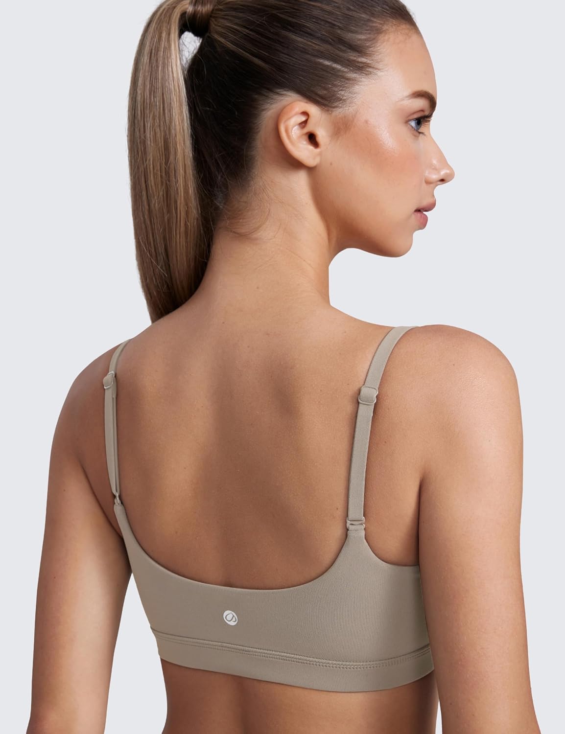 Butterluxe Scoop Neck Sports Bras | Light Support, Removable Pads, Yoga, Extremely Soft, U Back, Adjustable Spaghetti Straps, for Women