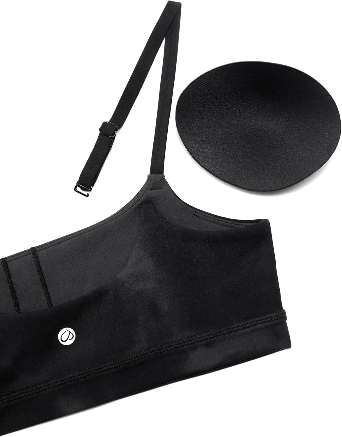 Butterluxe Scoop Neck Sports Bras | Light Support, Removable Pads, Yoga, Extremely Soft, U Back, Adjustable Spaghetti Straps, for Women