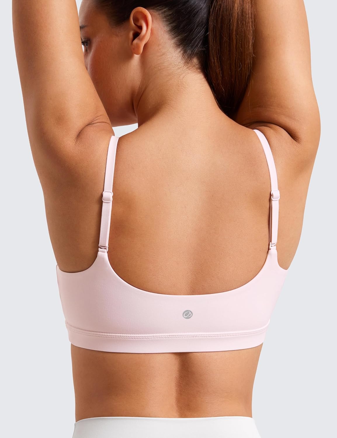 Butterluxe Scoop Neck Sports Bras | Light Support, Removable Pads, Yoga, Extremely Soft, U Back, Adjustable Spaghetti Straps, for Women