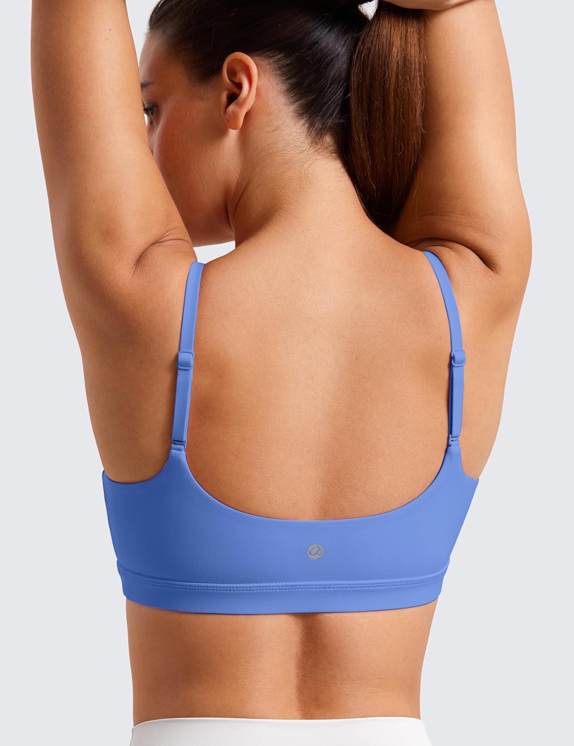Butterluxe Scoop Neck Sports Bras | Light Support, Removable Pads, Yoga, Extremely Soft, U Back, Adjustable Spaghetti Straps, for Women