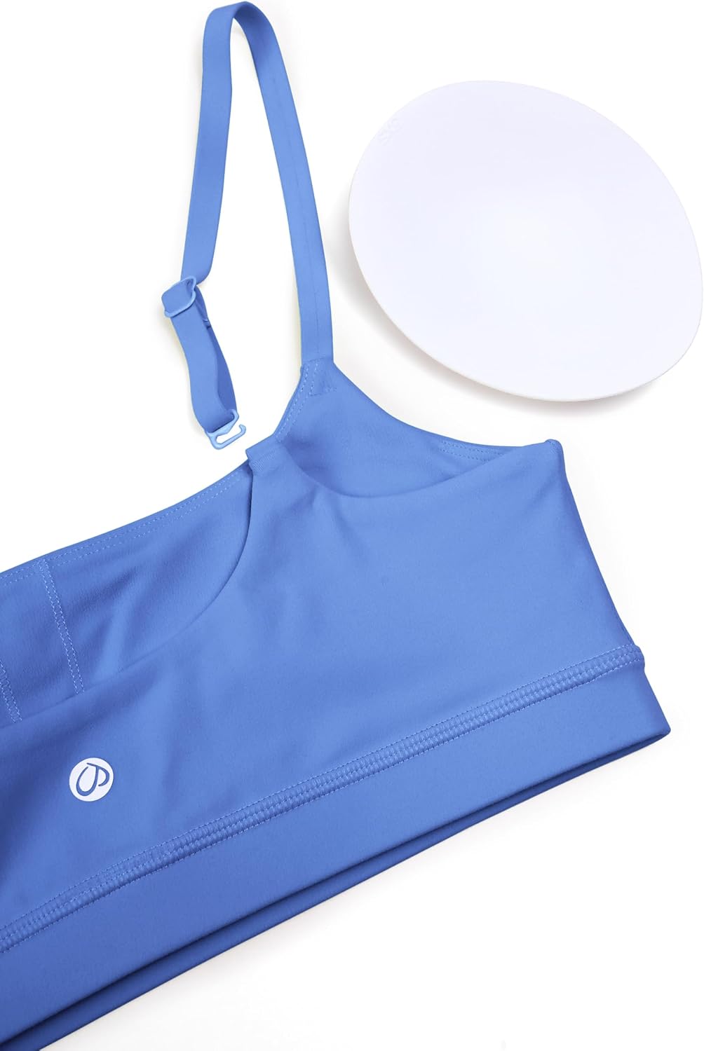 Butterluxe Scoop Neck Sports Bras | Light Support, Removable Pads, Yoga, Extremely Soft, U Back, Adjustable Spaghetti Straps, for Women