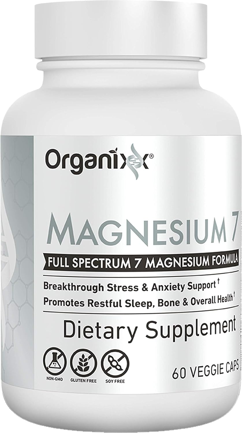 Magnesium 7 Complex, Sleep & Muscle Support, 60 Caps
