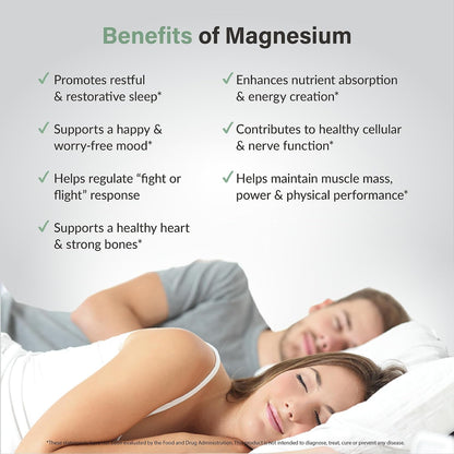 Magnesium 7 Complex, Sleep & Muscle Support, 60 Caps