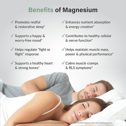 Magnesium 7 Complex, Sleep & Muscle Support, 60 Caps