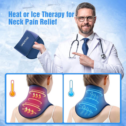 ONLYCARE Neck Ice Pack Wrap Gel - Upgraded Ice Packs for Neck Reusable