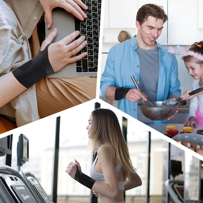 Wrist Brace,Wrist Support for Carpal Tunnel Pain Relief,Ulnar Brace Ultra-Thin Elastic for Tear,Wrist wraps Repetitive Wrist Use Injury,Fits Both Wrists