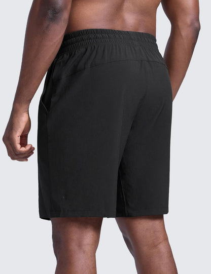 Linerless Workout Shorts 9'' | Lightweight, Quick Dry, Running, Pockets, for Men