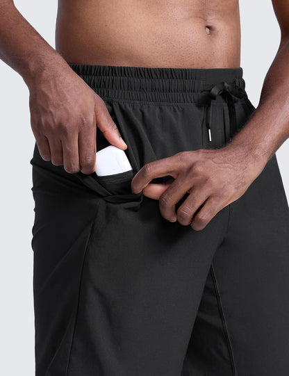 Linerless Workout Shorts 9'' | Lightweight, Quick Dry, Running, Pockets, for Men