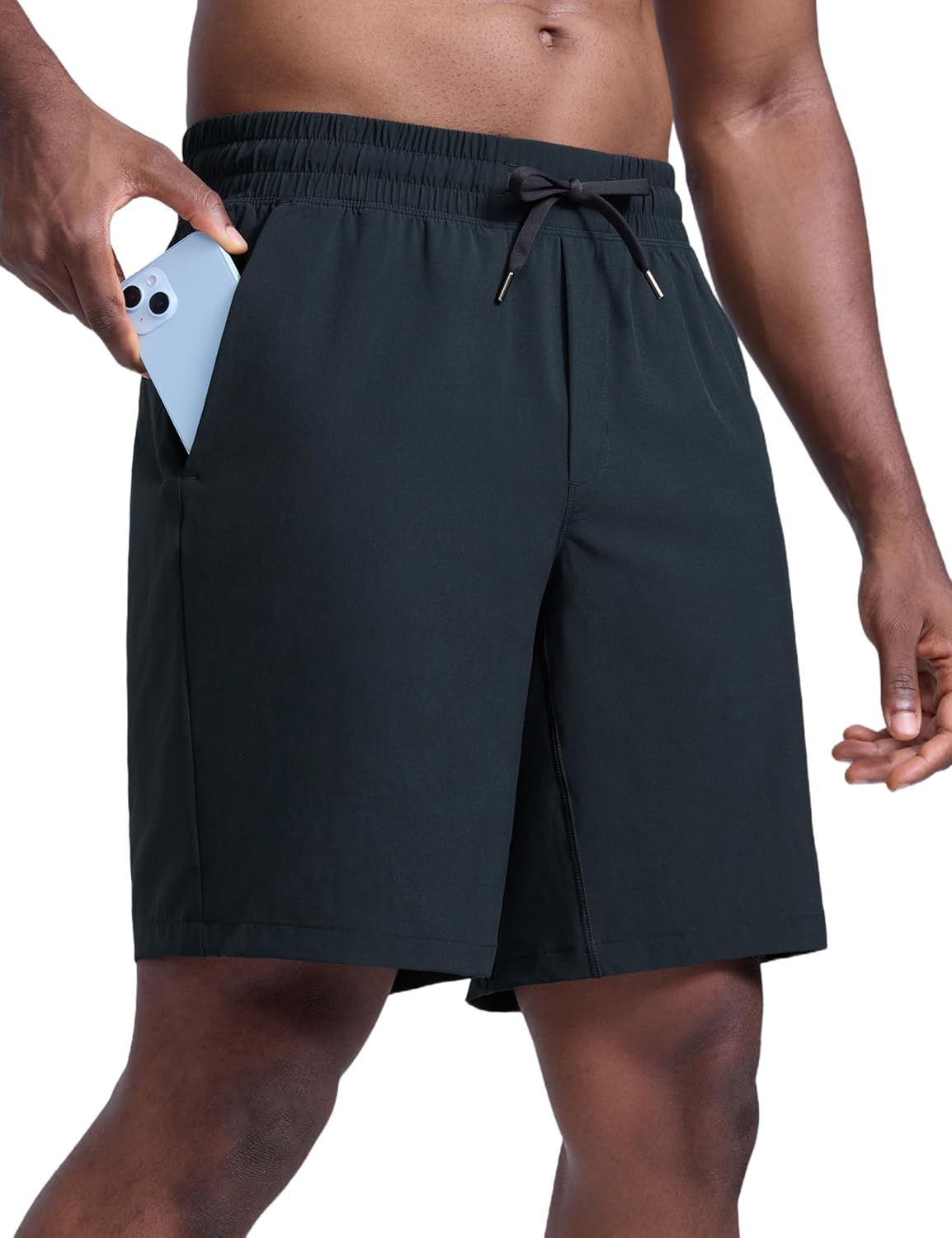 Linerless Workout Shorts 9'' | Lightweight, Quick Dry, Running, Pockets, for Men