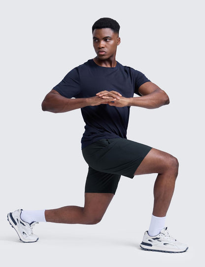 Linerless Workout Shorts 9'' | Lightweight, Quick Dry, Running, Pockets, for Men