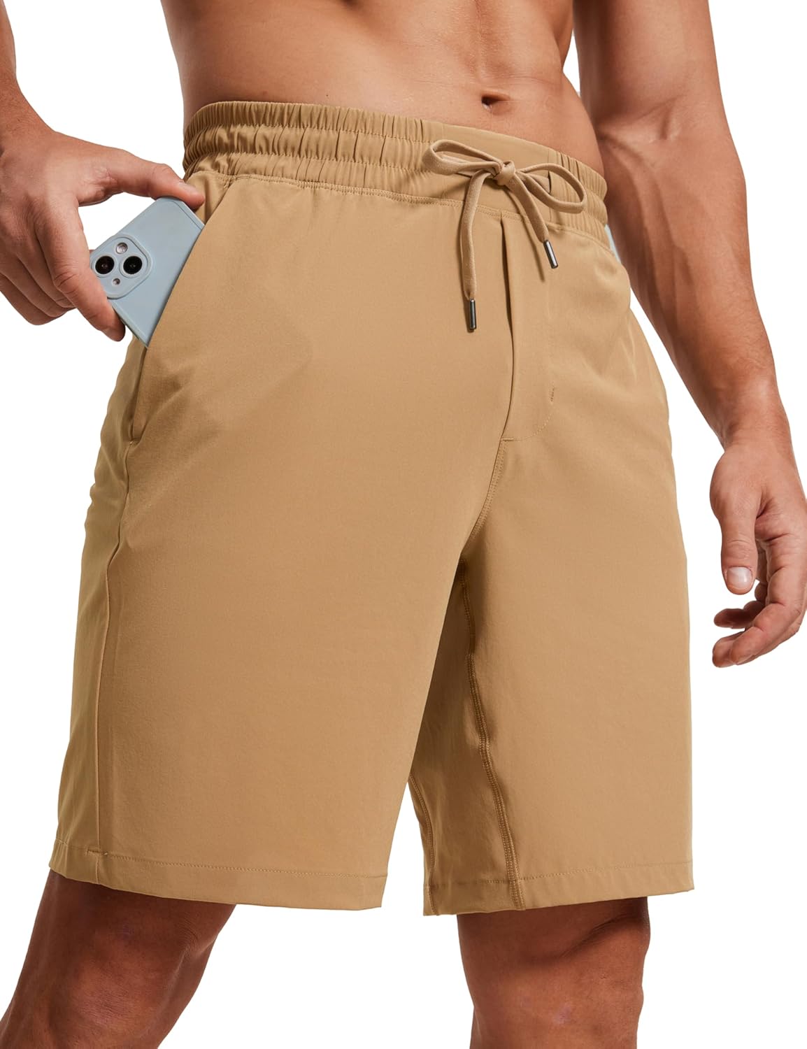 Linerless Workout Shorts 9'' | Lightweight, Quick Dry, Running, Pockets, for Men