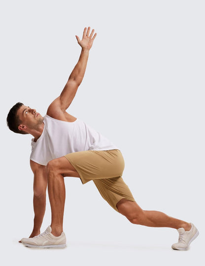 Linerless Workout Shorts 9'' | Lightweight, Quick Dry, Running, Pockets, for Men