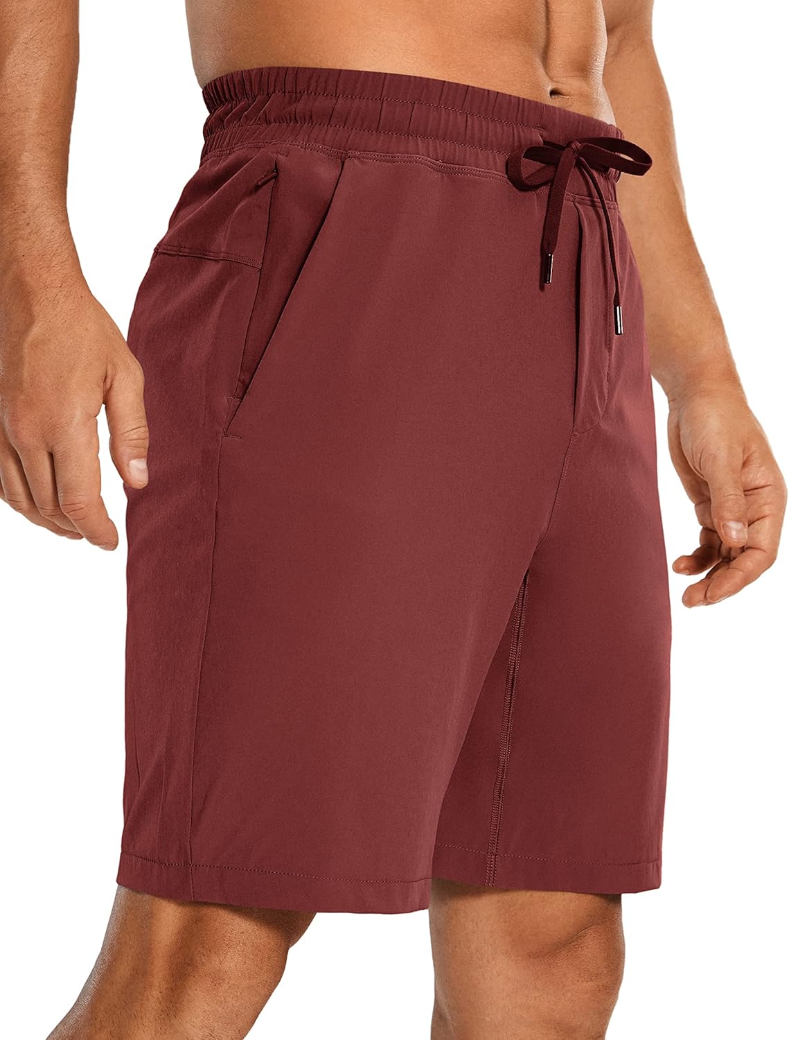 Linerless Workout Shorts 9'' | Lightweight, Quick Dry, Running, Pockets, for Men