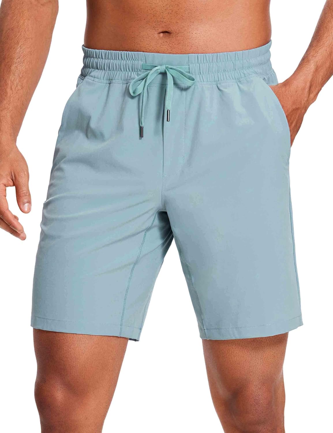 Linerless Workout Shorts 9'' | Lightweight, Quick Dry, Running, Pockets, for Men