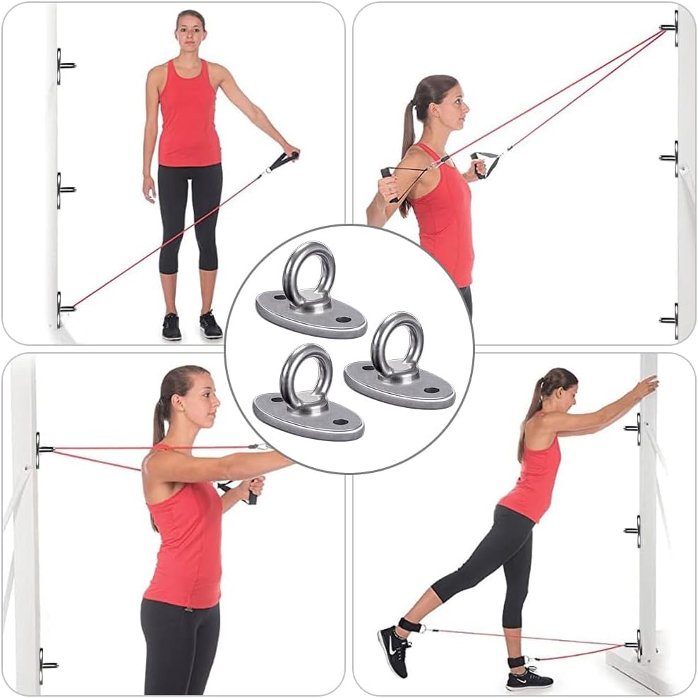 Wall Ceiling Mount Bracket for Suspension Strap Trainer, 2800lb Capacity, Body Weight Strength Training Systems, Aerial Yoga Swing, Resistance Band,Hammock,Battle Rope, Boxing Equipment