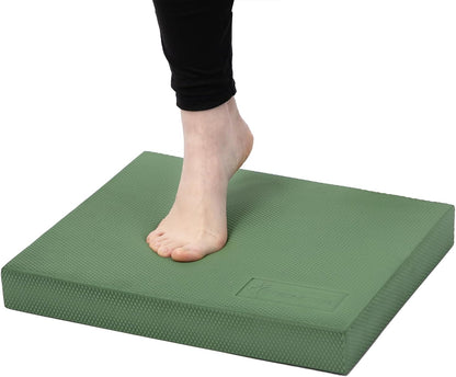Professional Foam Exercise Balance Pad - 15.8" x 13" x 2", High-Density TPE Foam Knee Pad, Non-Slip & Water-Resistant, for Balance Training, Physical Therapy, Yoga, and More