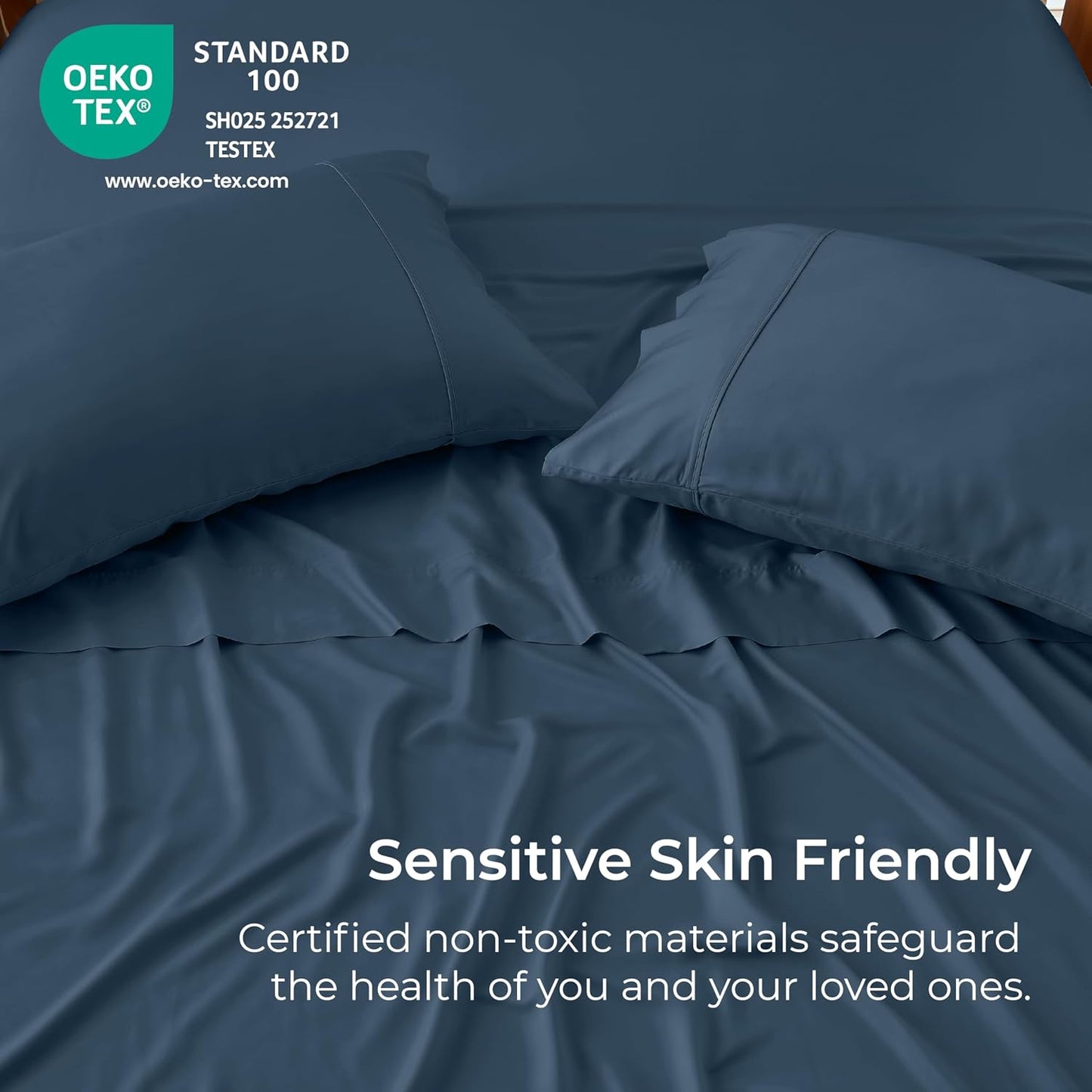 Pillow Cases Queen Size Set of 2, Cooling Pillowcases for Hot Sleepers, 100% Rayon Derived from Bamboo Envelope Soft Pillowcases (Lightbeige)
