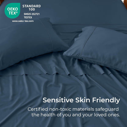 Pillow Cases Queen Size Set of 2, Cooling Pillowcases for Hot Sleepers, 100% Rayon Derived from Bamboo Envelope Soft Pillowcases (Lightbeige)