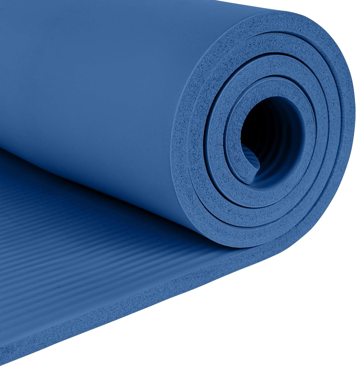 Solana Yoga Mat Thick 1/2in Non-Slip Workout Mat with Nylon Strap - 72x24in Exercise Mat for Pilates, Stretching & Fitness - BPA Free, Easy Clean