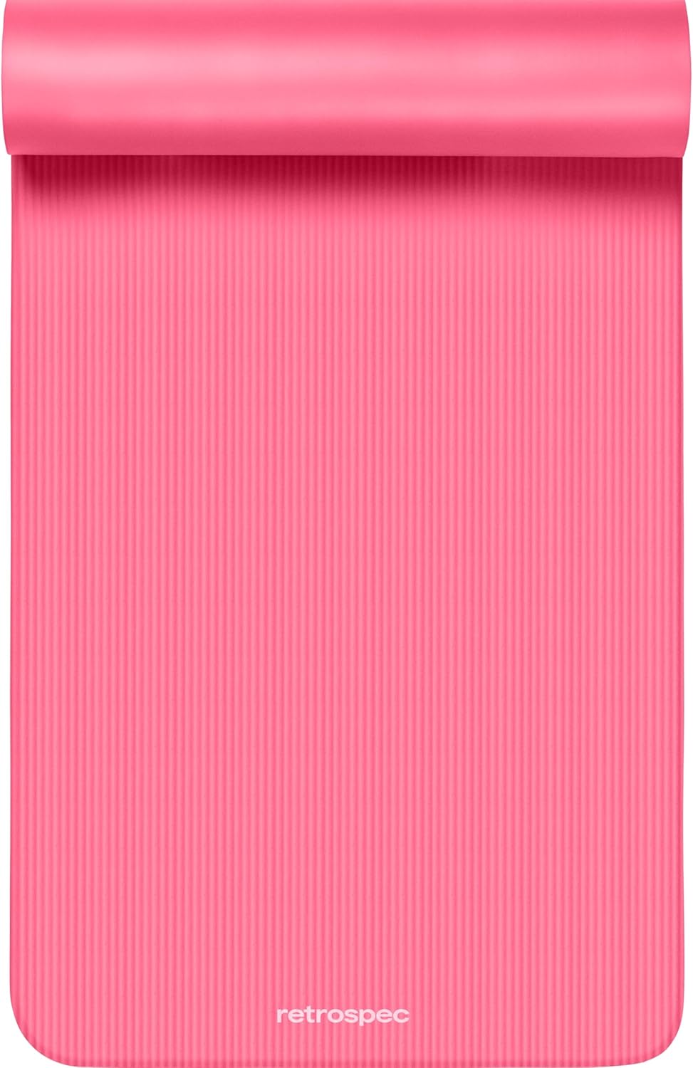 Solana Yoga Mat Thick 1/2in Non-Slip Workout Mat with Nylon Strap - 72x24in Exercise Mat for Pilates, Stretching & Fitness - BPA Free, Easy Clean