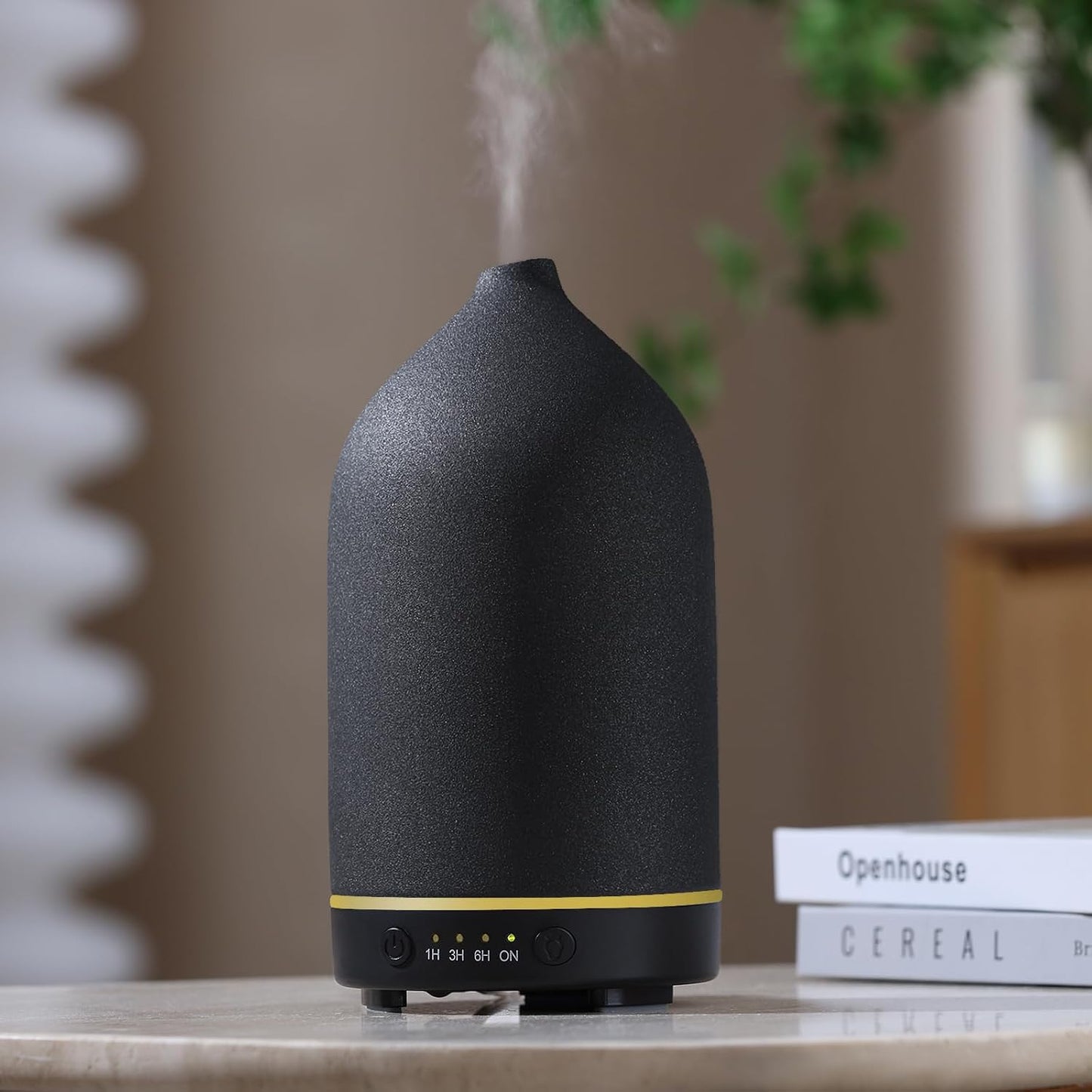 200ML Ceramic Essential Oil Diffuser for Home, Stone Diffuser