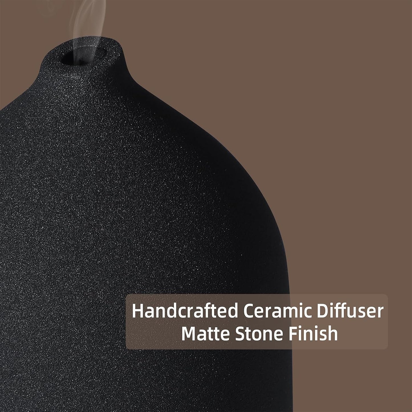 200ML Ceramic Essential Oil Diffuser for Home, Stone Diffuser