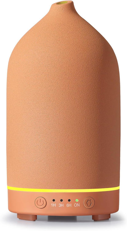 200ML Ceramic Essential Oil Diffuser for Home, Stone Diffuser