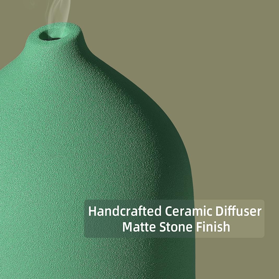 200ML Ceramic Essential Oil Diffuser for Home, Stone Diffuser