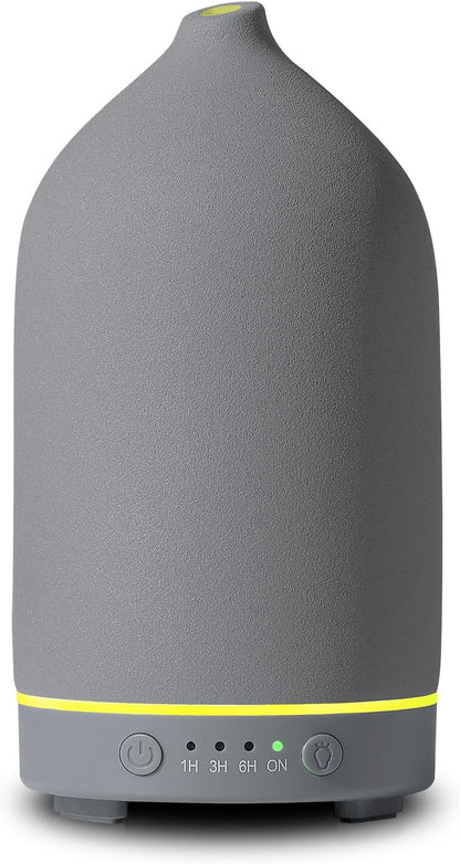200ML Ceramic Essential Oil Diffuser for Home, Stone Diffuser