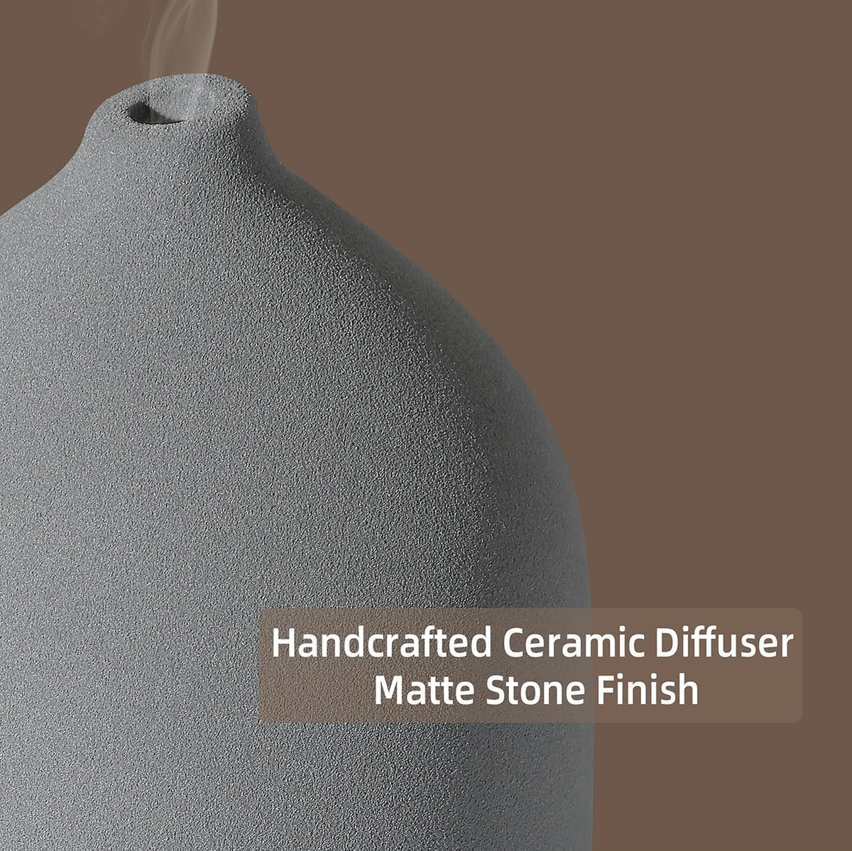 200ML Ceramic Essential Oil Diffuser for Home, Stone Diffuser