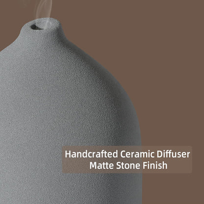 200ML Ceramic Essential Oil Diffuser for Home, Stone Diffuser
