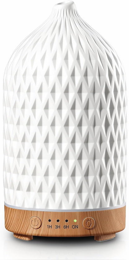 200ML Ceramic Essential Oil Diffuser for Home, Stone Diffuser