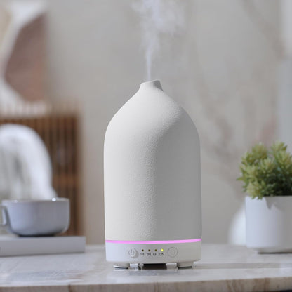 200ML Ceramic Essential Oil Diffuser for Home, Stone Diffuser
