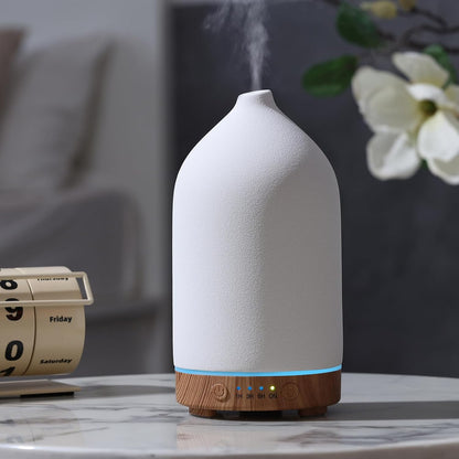 200ML Ceramic Essential Oil Diffuser for Home, Stone Diffuser
