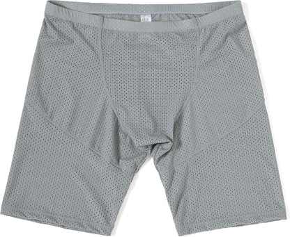 Mens Tight Yoga Workout Shorts Mesh Gym Training Shorts