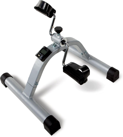 Under Desk Mini Pedal Leg and Arm Exercise Cycle with Adjustable Magnetic Resistance Leg Exercisers