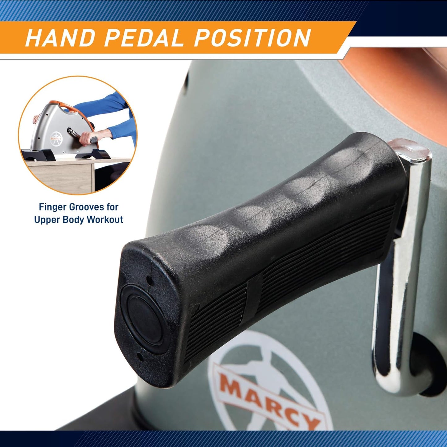 Under Desk Mini Pedal Leg and Arm Exercise Cycle with Adjustable Magnetic Resistance Leg Exercisers